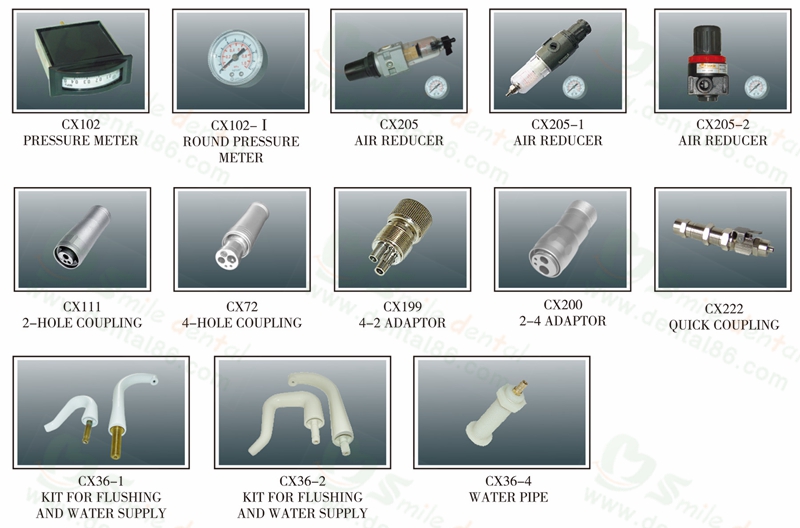 Dental unit spare parts